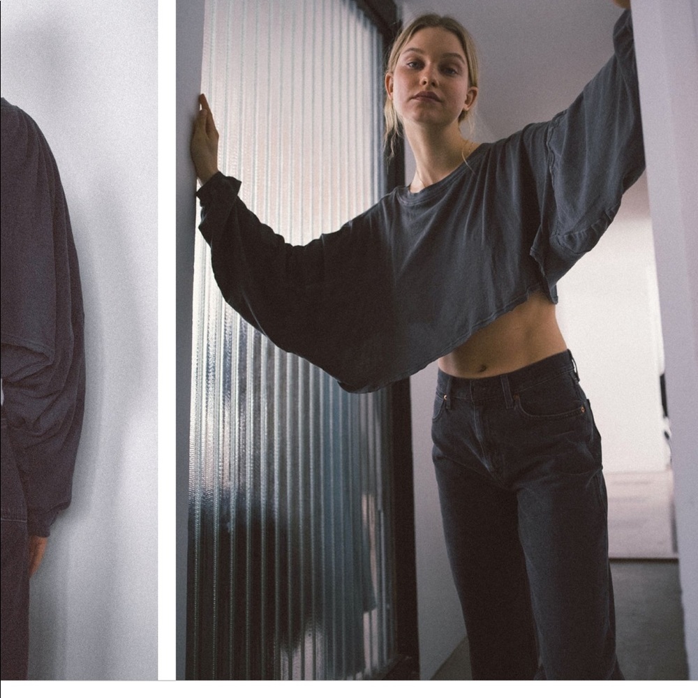 URBAN OUTFITTERS grey long sleeve